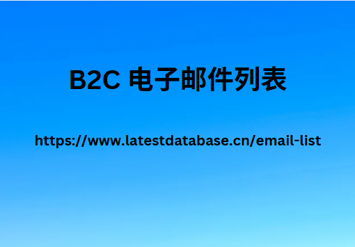 B2C 电子邮件列表