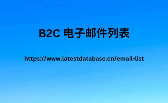 B2C 电子邮件列表