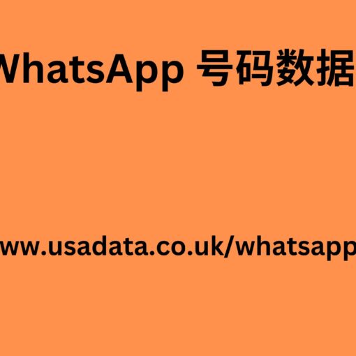 WhatsApp 号码数据