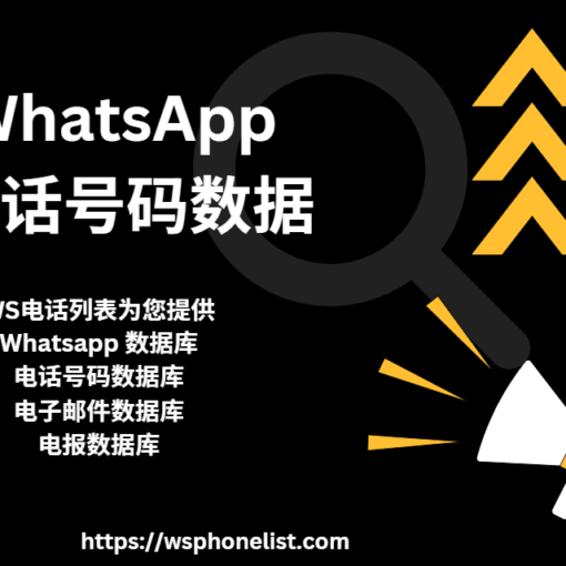 WhatsApp 电话号码数据